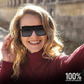 Women Big Frame Square Sunglasses by DailySale
