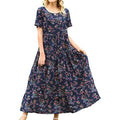 Women Casual Loose Bohemian Floral Dress by DailySale
