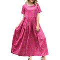 Women Casual Loose Bohemian Floral Dress by DailySale