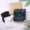 Women Empowerment - Keep Slaying - Double Intersecting Arrows Necklace by Dear Ava