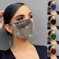 Women Fashion Sequins Breathable Washable and Reusable Mouth Mask by DailySale