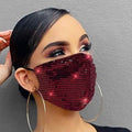 Women Fashion Sequins Breathable Washable and Reusable Mouth Mask by DailySale