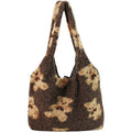 Women Girls Cute Bear Plush Shoulder Bag Large Tote by DailySale