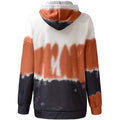 Women Hoodies Tops Tie Dye Printed Long Sleeve Drawstring Pullover Sweatshirts with Pocket by DailySale