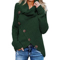 Women Long Sleeve Asymmetric Wrap Pullover Sweater Jumper Tops by DailySale