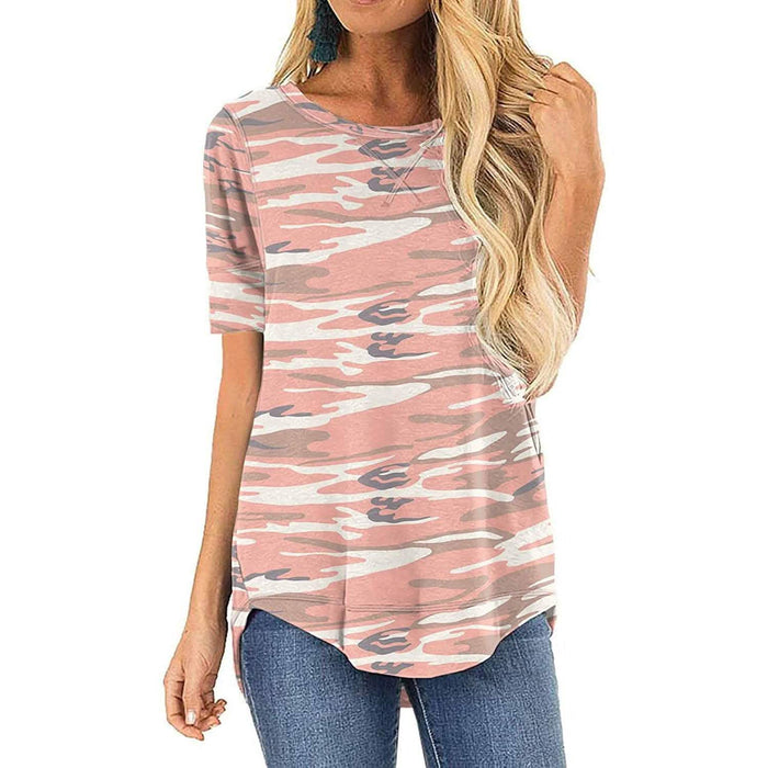 Women Long Sleeve Side Split Casual Loose Tunic Top by DailySale