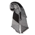 Women Long Soft Knitted Shawl Extra Thick Plaid Blanket Wrap Cape by DailySale