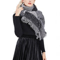 Women Long Soft Knitted Shawl Extra Thick Plaid Blanket Wrap Cape by DailySale