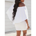Women Off Shoulder Ruffles Bodycon Mini Dress by DailySale