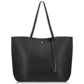Women PU Leather Tote Bag by DailySale