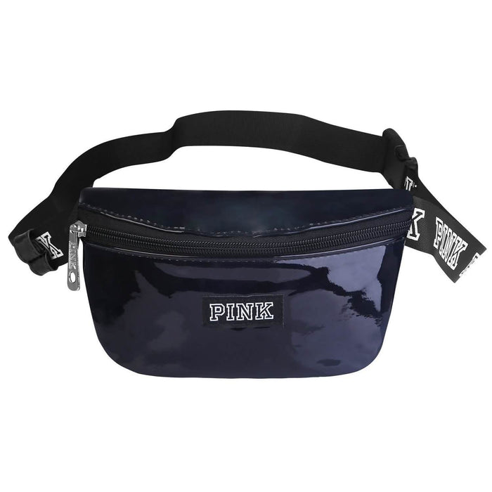 Women Shiny Leather Waist Pack Bag by DailySale