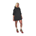 Women Solid Color Knitted Oversized Hooded Dress Casual Streetwear by DailySale