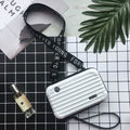 Women Suitcase Box Shape Crossbody Shoulder Bag Letter Band Travel Carrying by DailySale