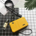 Women Suitcase Box Shape Crossbody Shoulder Bag Letter Band Travel Carrying by DailySale