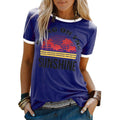 Women Sunshine Graphic Long Sleeves Tees Blouses by DailySale