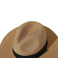 Women Wide Brim Straw Panama Roll up Hat by DailySale