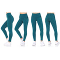 Women's 2-Pack Women's High Waist Active Full Length Leggings with Motto by DailySale