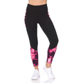 Women's 7/8 Highwaist Marble Leggings with Lattice Detail by DailySale