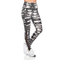 Women's Active High Rise Printed Leggings With Pockets by DailySale