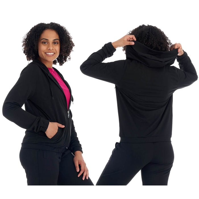 Women's Athleisure French Terry Fleece Hoodie Sweatshirt by DailySale