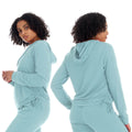 Women's Athleisure French Terry Fleece Pullover Hoodie Sweatshirt by DailySale