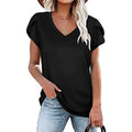 Women's Athleisure T-Shirt V-Neck Top by DailySale
