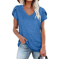 Women's Athleisure T-Shirt V-Neck Top by DailySale