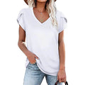 Women's Athleisure T-Shirt V-Neck Top by DailySale