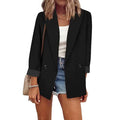 Women's Basic Double Breasted Solid Colored Blazer by DailySale