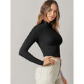 Women's Basic Mock Neck Long Sleeve Top by DailySale