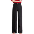 Women's Basic Soft Straight Twill Pants by DailySale