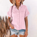 Women's Basic Solid Color Top Shirt by DailySale
