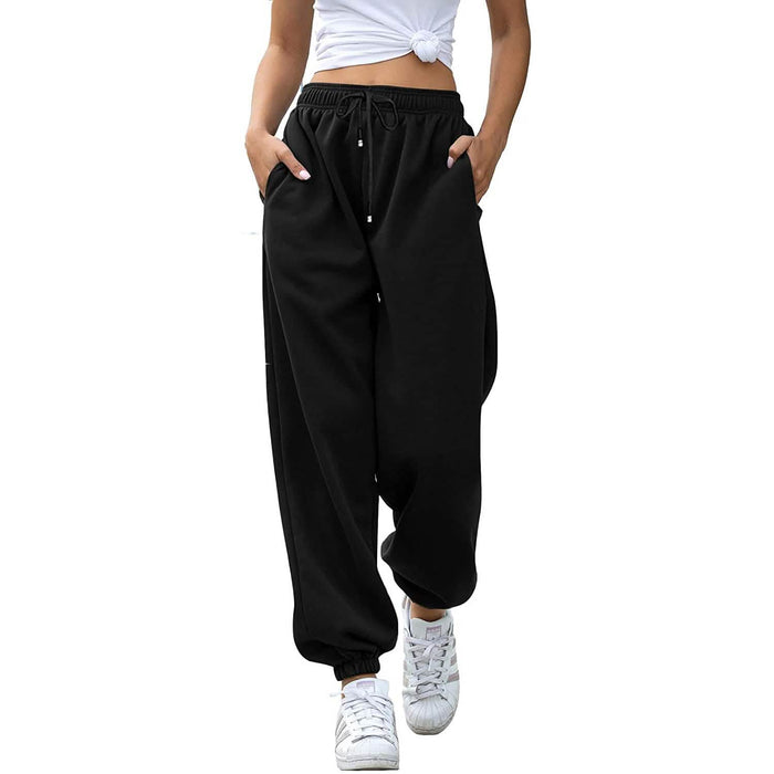 Womens Belted Sweatpants with Pockets by DailySale