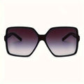 Women's Black Oversized PC Frame Glasses by DailySale