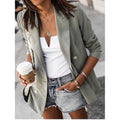 Women's Blazer Solid Color Classic Style by DailySale