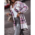 Women's Blouse Shirt Shacket Button Pocket Long Sleeve by DailySale