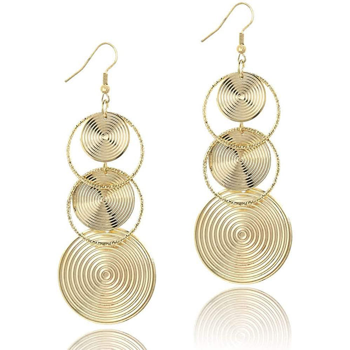 Women's Boho Vintage Round Earrings by DailySale