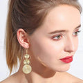 Women's Boho Vintage Round Earrings by DailySale