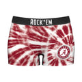 Women's Boy Shorts - Alabama Crimson Tide - Team Tie Dye by Rock 'Em Socks