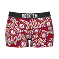 Women's Boy Shorts - Alabama Crimson Tide - Twisted Wordmark by Rock 'Em Socks