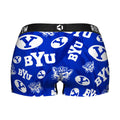 Women's Boy Shorts - BYU Cougars - Logo All-Over by Rock 'Em Socks