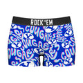 Women's Boy Shorts - BYU Cougars - Twisted Wordmark by Rock 'Em Socks