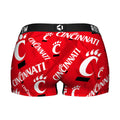Women's Boy Shorts - Cincinnati Bearcats - Logo All-over by Rock 'Em Socks