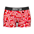 Women's Boy Shorts - Cincinnati Bearcats - Twisted Wordmark by Rock 'Em Socks