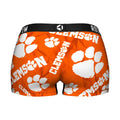 Women's Boy Shorts - Clemson Tigers - Logo All-Over by Rock 'Em Socks