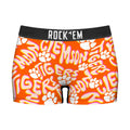 Women's Boy Shorts - Clemson Tigers - Twisted Wordmark by Rock 'Em Socks