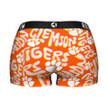 Women's Boy Shorts - Clemson Tigers - Twisted Wordmark by Rock 'Em Socks