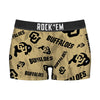 Women's Boy Shorts - Colorado Buffaloes - Logo All-Over