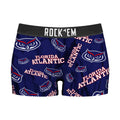 Women's Boy Shorts - FAU Owls - Logo All-Over by Rock 'Em Socks