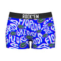 Women's Boy Shorts - Florida Gators - Twisted Wordmark by Rock 'Em Socks